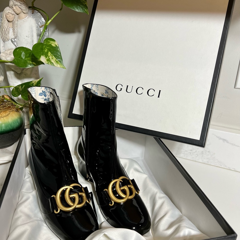 GUCCI latex boots